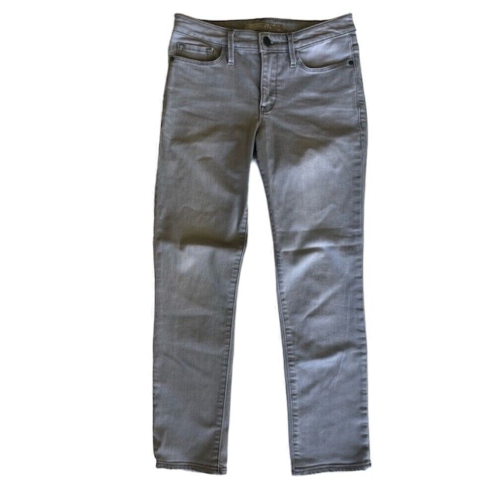 Athleta Jeans Womens 2 Sculptek Gray Stretch Straight Leg Pants